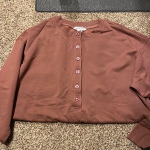 Athleta Henley Sweatshirt